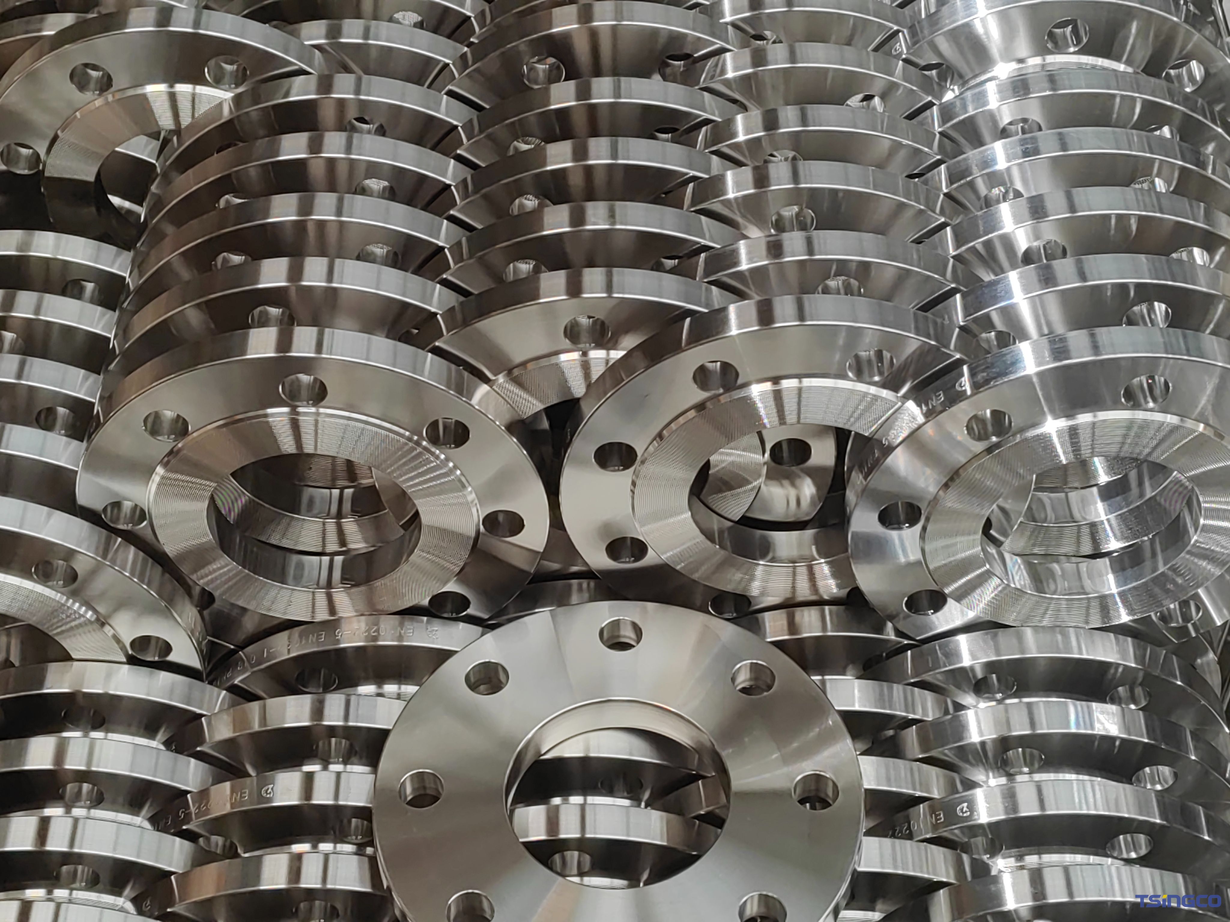 ANSI S31803 S32205 Duplex Ss Zilver Roestvrij staal Smeden 5-gaats Populair type Lashals / Blind / Slip-on / Plaat / Lap-Joint / Socket Laspijpflens