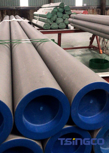 ท่อโลหะออสเตนนิติกซุปเปอร์สเตนเลสเชื่อม Sch80 เหล็ก 904L 254smo ท่อพ่นทรายสำหรับโรงบำบัดน้ำทะเล