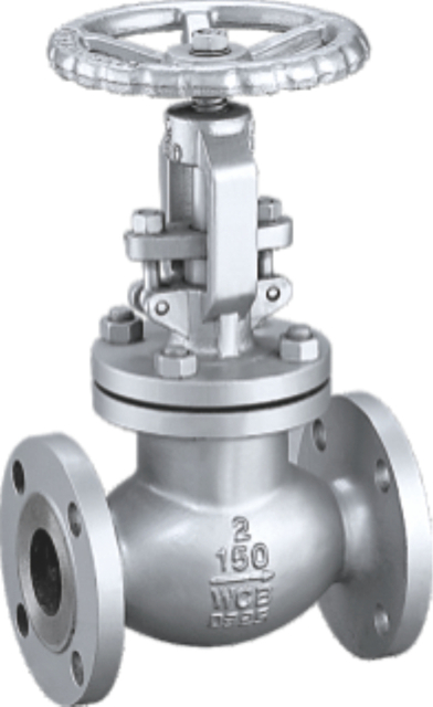 鋳鋼製遮断用ストレートパターングローブバルブ