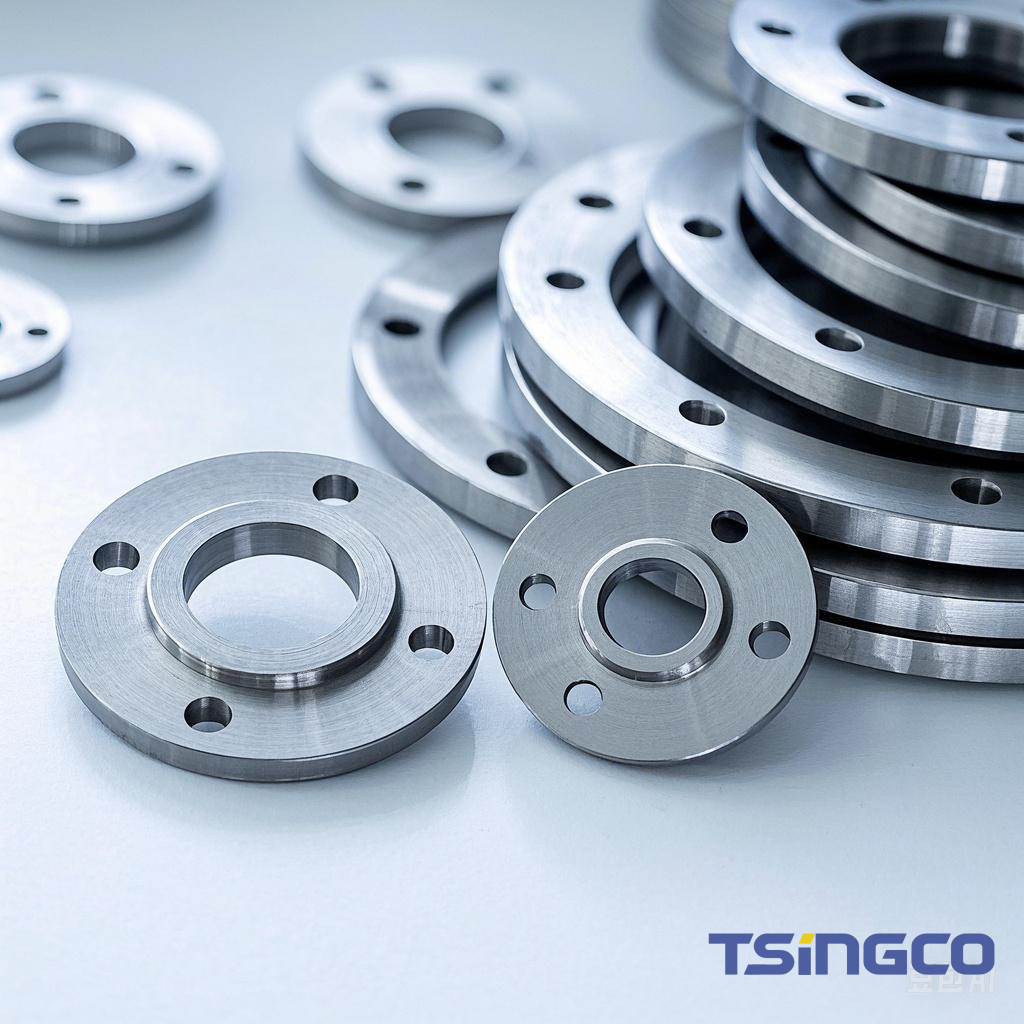 សម្ពាធខ្ពស់ Smo254 Pn8 End Plate DIN2576 Pl Bl So Bw Forging Stainless Steel Flange