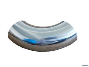 Raccord de fixation en acier inoxydable soud&eacute; bout &agrave; bout, coudes de soudage &agrave; long rayon ASTM/ASME SS304 B16.5, coude de plomberie sanitaire de qualit&eacute; alimentaire