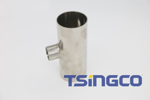 304/316L Butt Welding Pipa Stainless Steel Fitting Tee Lurus untuk Sambungan Braket