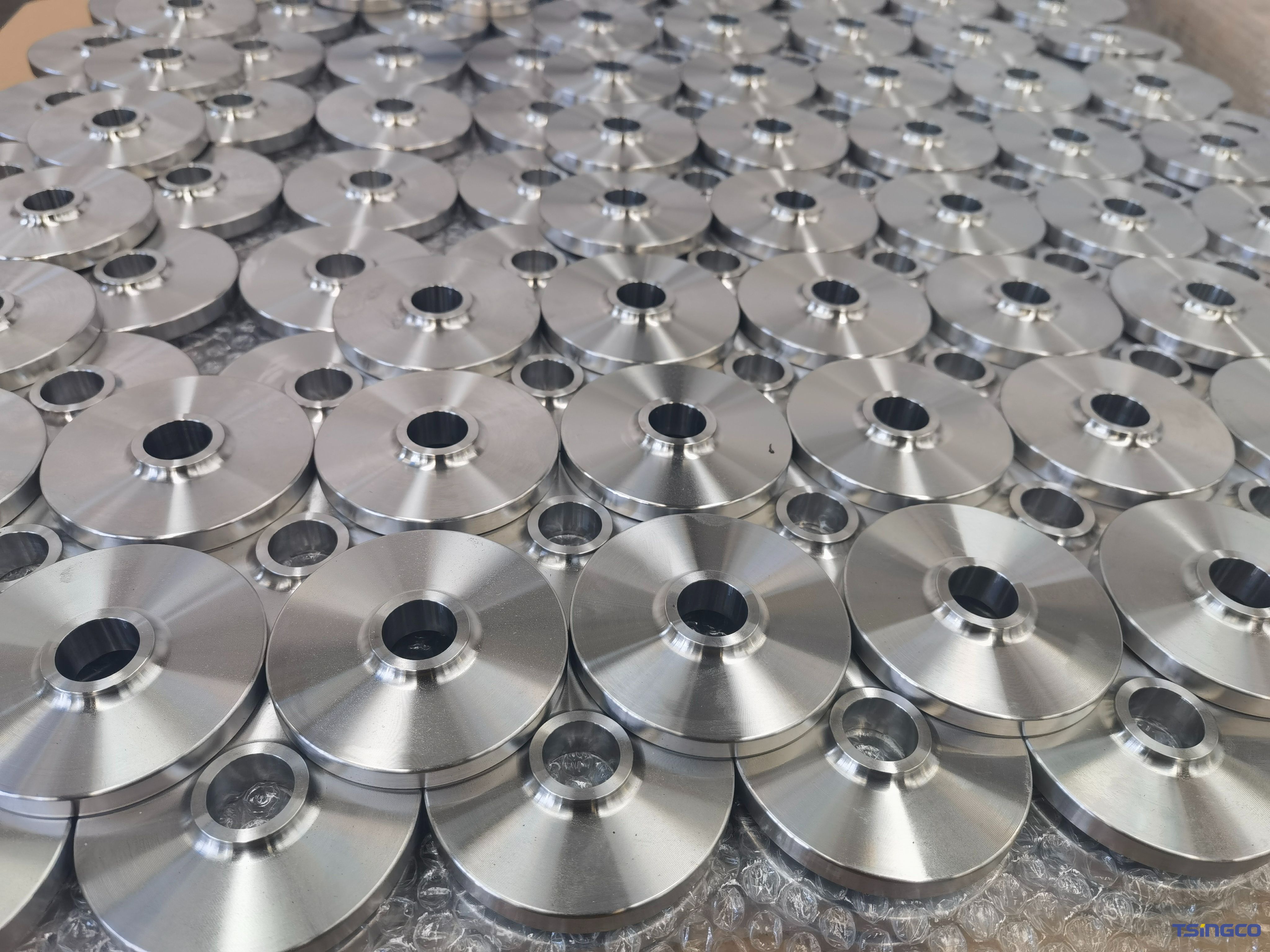 ANSI S31803 S32205 Duplex Ss Zilver Roestvrij staal Smeden 5-gaats Populair type Lashals / Blind / Slip-on / Plaat / Lap-Joint / Socket Laspijpflens