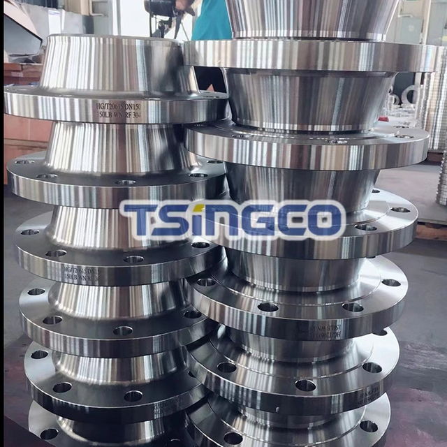 አምራች ANSI B16.5/F304/F321/F316 DN15-DN160 150# የተጭበረበረ አይዝጌ ብረት Wn Flange