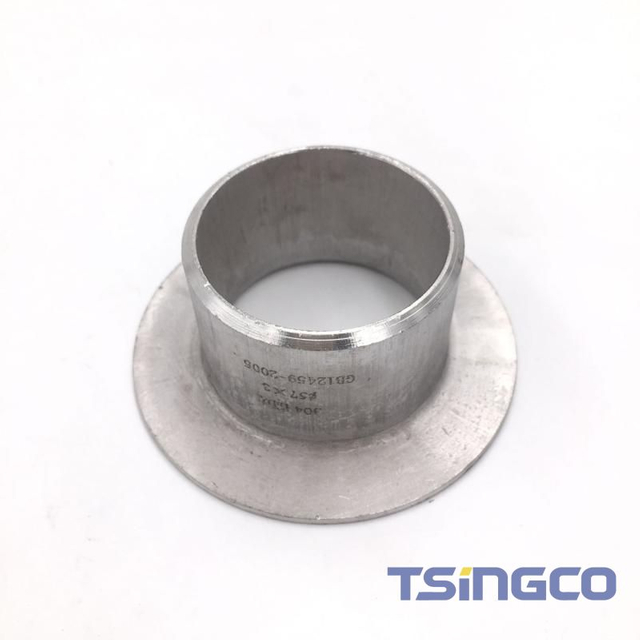 304 Pengelasan Pipa Baja Tahan Karat Tahan Korosi Lap Joint Stub End Outlet