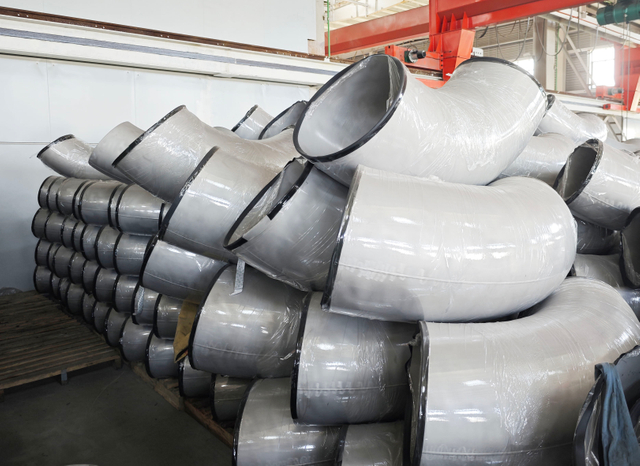 Gomito con saldatura di testa senza saldatura in acciaio inossidabile da 45 gradi