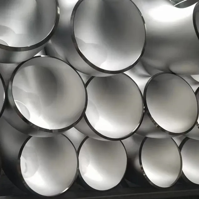 Keluli Tahan Karat 4 Inci Pemasangan Paip Lancar Punggung Dikimpal Siku Carta